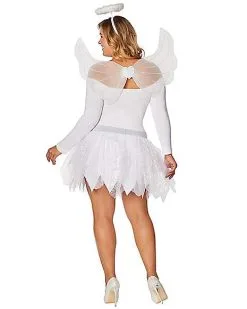 Spirit Halloween Angel Costume Kit 14 Spirit Halloween Angel Costume Kit -Girls Costumes Shop 01493717 b
