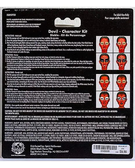 Spirit Halloween Devil Character Makeup Kit 2 Spirit Halloween Devil Character Makeup Kit - Image 2