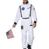 Spirit Halloween Adult White NASA Jumpsuit