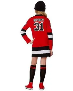 Spirit Halloween Kids Hockey Jersey Dress -Girls Costumes Shop 01499698 b