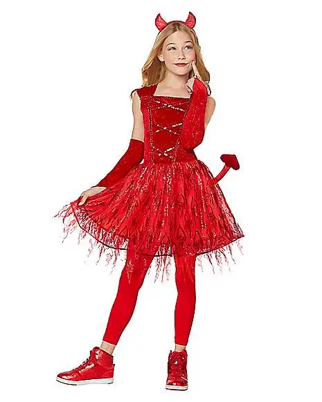 Spirit Halloween Kids Fiery Devil Costume 1 Spirit Halloween Kids Fiery Devil Costume