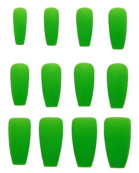 Spirit Halloween '80s Green Press On Nails 2 Spirit Halloween '80s Green Press On Nails - Image 2