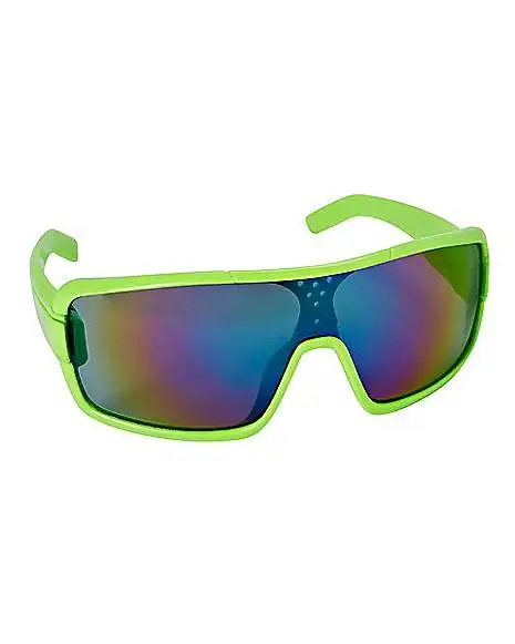 Spirit Halloween '80s Neon Sport Sunglasses 1 Spirit Halloween '80s Neon Sport Sunglasses
