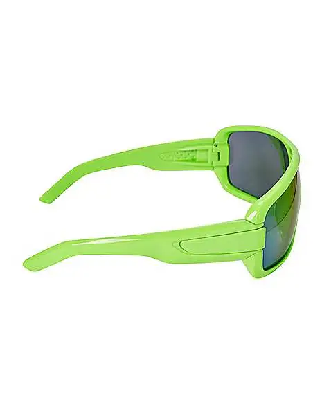 Spirit Halloween '80s Neon Sport Sunglasses 2 Spirit Halloween '80s Neon Sport Sunglasses - Image 2