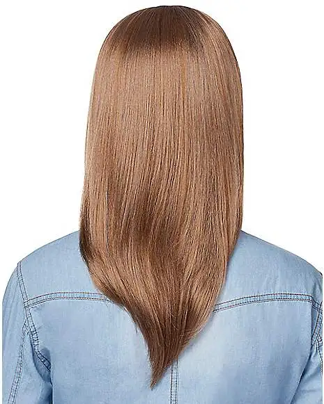 Spirit Halloween '90s Light Brown Flip Wig 2 Spirit Halloween '90s Light Brown Flip Wig - Image 2