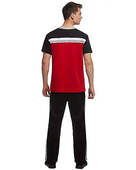 Spirit Halloween Adult Male Cheerleader Costume 2 Spirit Halloween Adult Male Cheerleader Costume - Image 2