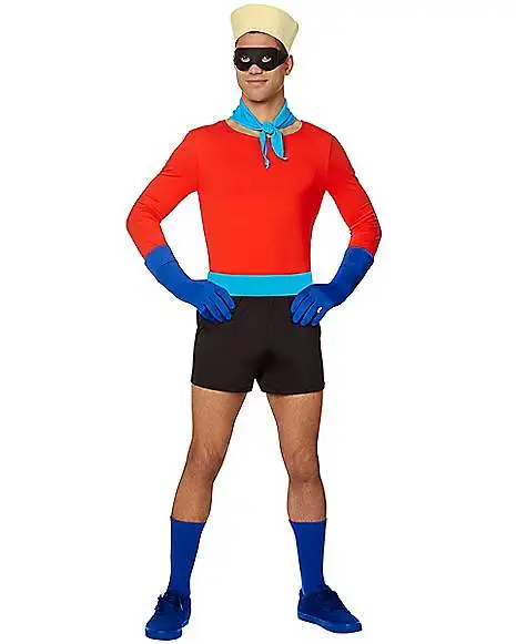 Spirit Halloween Adult Barnacle Boy Costume - SpongeBob SquarePants 1 Spirit Halloween Adult Barnacle Boy Costume - SpongeBob SquarePants