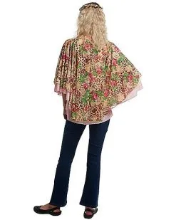 Spirit Halloween Adult Flower Child Costume Kit -Girls Costumes Shop 01508365 c