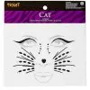 Spirit Halloween Gemstone Cat Face Decals