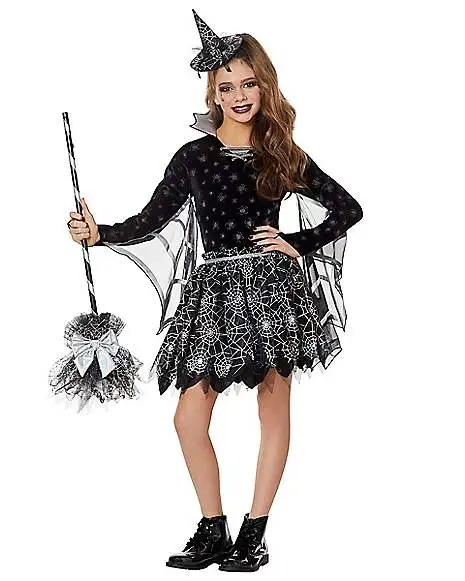 Spirit Halloween Kids Webbed Spider Dress 1 Spirit Halloween Kids Webbed Spider Dress