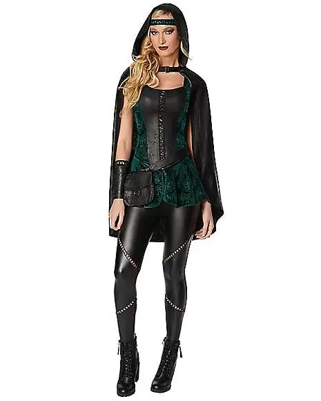 Spirit Halloween Adult Woodland Huntress Costume 1 Spirit Halloween Adult Woodland Huntress Costume