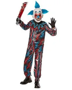Spirit Halloween Kids Dark Carnival Clown Costume