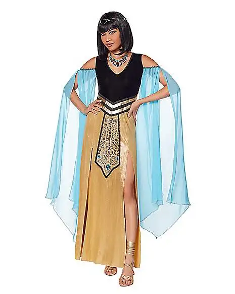 Spirit Halloween Adult Blue And Gold Cleopatra Costume 1 Spirit Halloween Adult Blue And Gold Cleopatra Costume