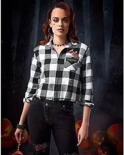 Spirit Halloween Adult Flannel Shirt - Trick 'r Treat