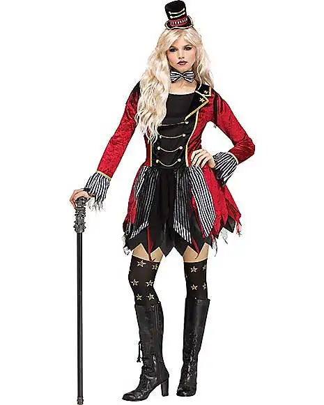 Spirit Halloween Adult Dark Ringmaster Costume 1 Spirit Halloween Adult Dark Ringmaster Costume