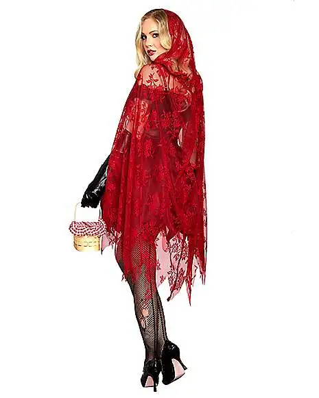 Spirit Halloween Adult Dangerous Red Riding Hood Costume 2 Spirit Halloween Adult Dangerous Red Riding Hood Costume - Image 2