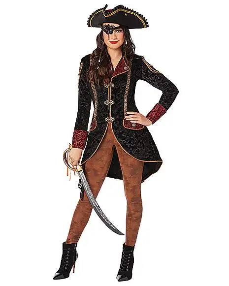 Spirit Halloween Adult Regal Rebels Pirate Jacket 1 Spirit Halloween Adult Regal Rebels Pirate Jacket