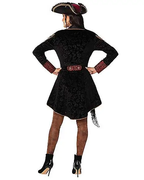 Spirit Halloween Adult Regal Rebels Pirate Jacket 2 Spirit Halloween Adult Regal Rebels Pirate Jacket - Image 2
