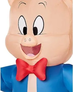 Spirit Halloween Adult Porky Pig Inflatable Costume - Looney Tunes -Girls Costumes Shop 01547900 c