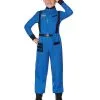 Spirit Halloween Kids Blue Astronaut Jumpsuit - NASA