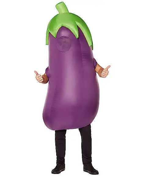 Spirit Halloween Adult Eggplant Inflatable Costume 1 Spirit Halloween Adult Eggplant Inflatable Costume