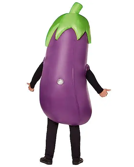 Spirit Halloween Adult Eggplant Inflatable Costume 2 Spirit Halloween Adult Eggplant Inflatable Costume - Image 2