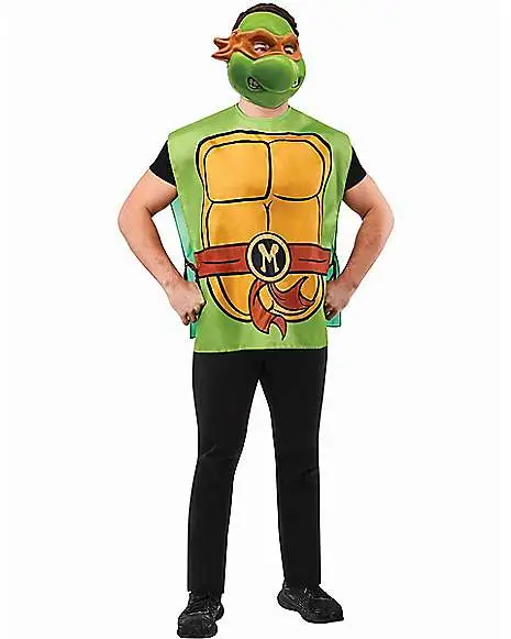 Spirit Halloween Adult Michelangelo Teenage Mutant Ninja Turtles Costume Kit - Ben Coop 3 Spirit Halloween Adult Michelangelo Teenage Mutant Ninja Turtles Costume Kit - Ben Coop - Image 3