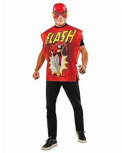 Spirit Halloween Adult The Flash Costume Kit - Ben Cooper 5 Spirit Halloween Adult The Flash Costume Kit - Ben Cooper -Girls Costumes Shop 01570084 c