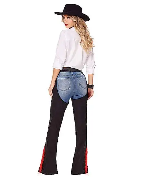 Spirit Halloween Adult Western Chaps 2 Spirit Halloween Adult Western Chaps - Image 2