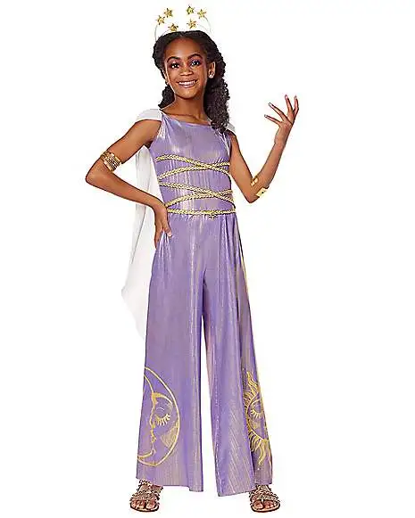Spirit Halloween Kids Mystical Goddess Jumpsuit Costume 1 Spirit Halloween Kids Mystical Goddess Jumpsuit Costume