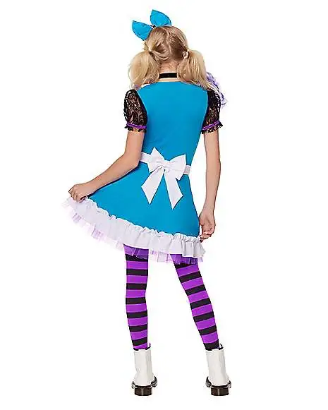 Spirit Halloween Kids Dark Alice Dress Costume 2 Spirit Halloween Kids Dark Alice Dress Costume - Image 2