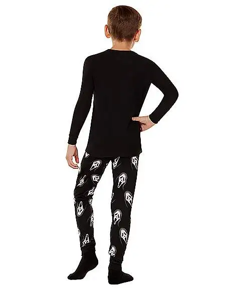 Spirit Halloween Kids Ghost Face Pajama Set 2 Spirit Halloween Kids Ghost Face Pajama Set - Image 2