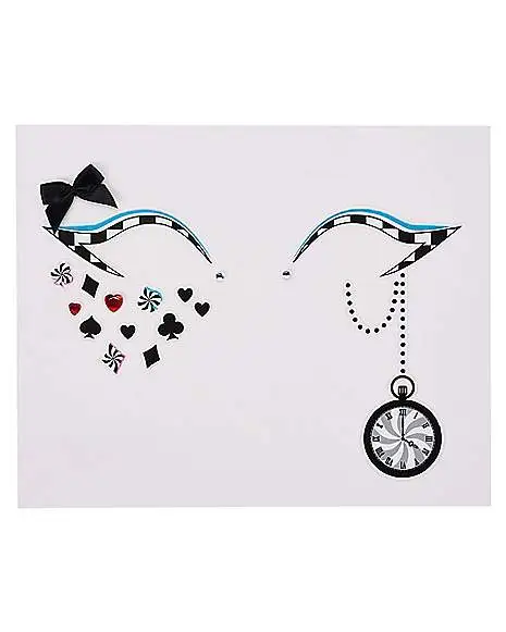 Spirit Halloween Kids Alice Face Decal 2 Spirit Halloween Kids Alice Face Decal - Image 2