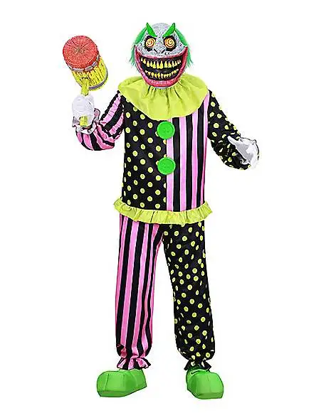 Spirit Halloween Adult Light-Up Wacky Mole Clown Costume 1 Spirit Halloween Adult Light-Up Wacky Mole Clown Costume
