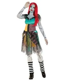 Spirit Halloween Adult Sally The Nightmare Before Christmas Costume - The Signature Col