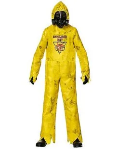 Spirit Halloween Kids Hazmat Hazard Zombie Costume