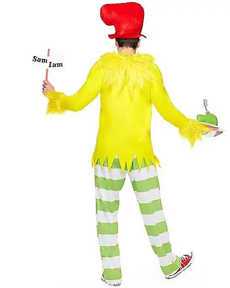 Spirit Halloween Adult Sam I Am Costume - Dr. Seuss 4 Spirit Halloween Adult Sam I Am Costume - Dr. Seuss - Image 4