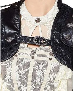 Spirit Halloween Black Steampunk Vest 6 Spirit Halloween Black Steampunk Vest -Girls Costumes Shop 07467640 c