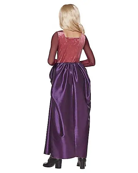 Spirit Halloween Kids Sarah Sanderson Dress Costume - Hocus Pocus 2 Spirit Halloween Kids Sarah Sanderson Dress Costume - Hocus Pocus - Image 2