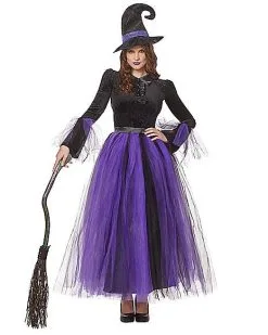 Spirit Halloween Adult Witch Costume Deluxe - The Signature Collection