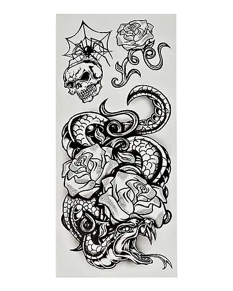 Spirit Halloween Multi-Pack Punk Tattoos - 6 Count 3 Spirit Halloween Multi-Pack Punk Tattoos - 6 Count - Image 3