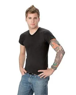 Spirit Halloween Biker Dragon Sleeve Tattoo