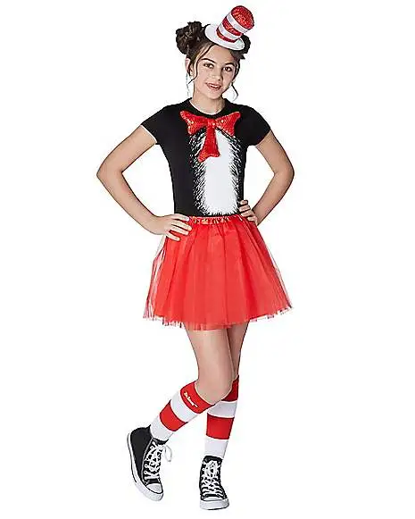 Spirit Halloween Kids Cat In The Hat Costume Kit - Dr. Seuss 1 Spirit Halloween Kids Cat In The Hat Costume Kit - Dr. Seuss