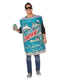 Spirit Halloween Adult 3D Mountain Dew Baja Blast Costume
