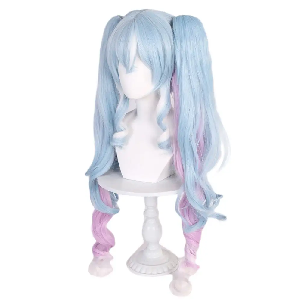 Cosplay Anime Cosplay Wig - Vocaloid - 2023 Snow Miku 4 Cosplay Anime Cosplay Wig - Vocaloid - 2023 Snow Miku - Image 4