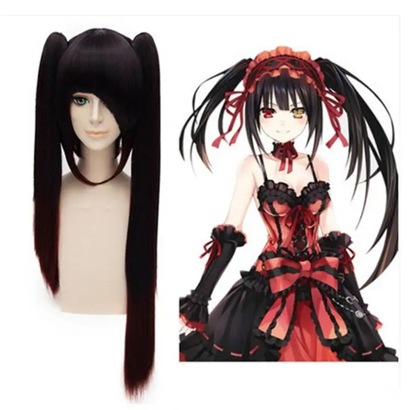 Cosplay Anime Cosplay Wig - Date A Live - Tokisaki Kurumi 1 Cosplay Anime Cosplay Wig - Date A Live - Tokisaki Kurumi