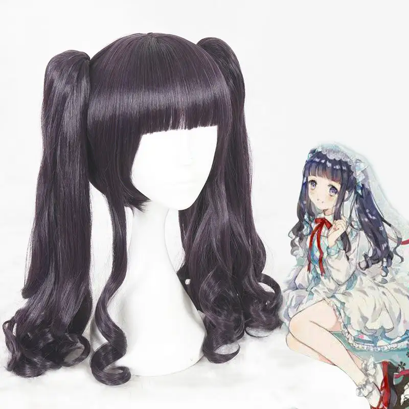 Cosplay Anime Cosplay Wig - Card Captor Sakura-Tomoyo (Twintails) 2 Cosplay Anime Cosplay Wig - Card Captor Sakura-Tomoyo (Twintails) - Image 2