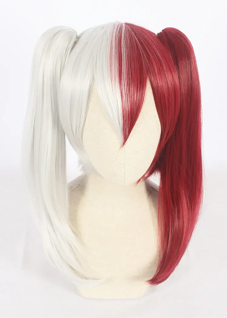 Cosplay Anime Cosplay Wig - My Hero Academia-Todoroki Shoto (with Twintails) 2 Cosplay Anime Cosplay Wig - My Hero Academia-Todoroki Shoto (with Twintails) - Image 2