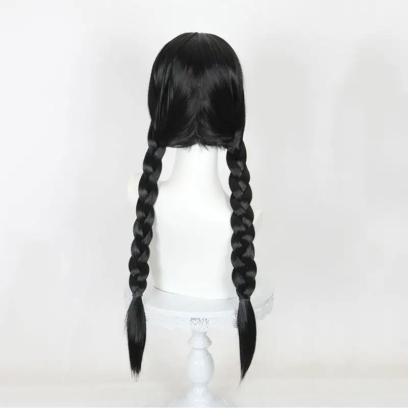 Cosplay Anime Cosplay Wig - The Addams Family Wednesday-Addams 5 Cosplay Anime Cosplay Wig - The Addams Family Wednesday-Addams - Image 5