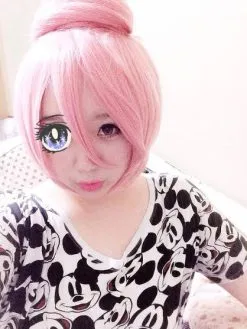 Cosplay Anime Cosplay Wig - Vocaloid - Luka 075F 21 Cosplay Anime Cosplay Wig - Vocaloid - Luka 075F -Girls Costumes Shop Wig Vocaloid Luka cs 075f ricejp b